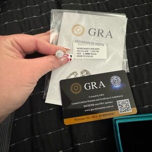 Adjustable moissanite diamond 1.25 ctw ring